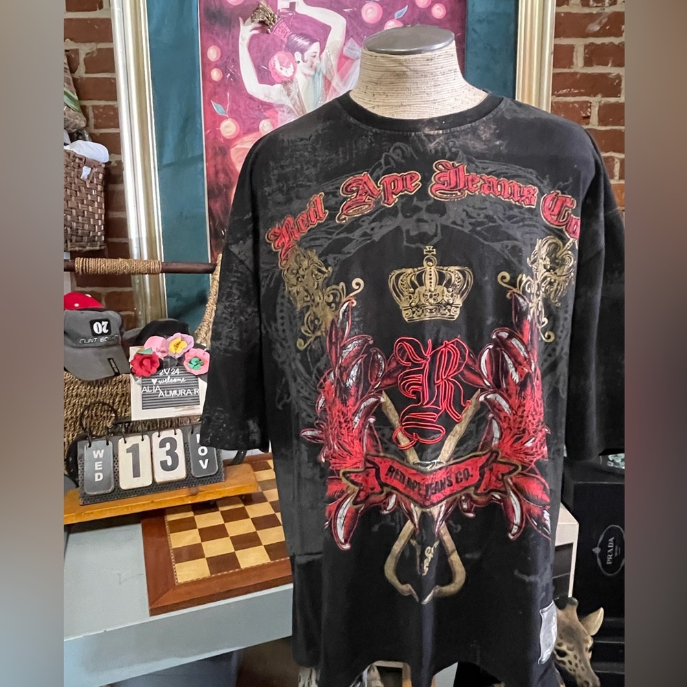 Spirit Embroidered Men's Size